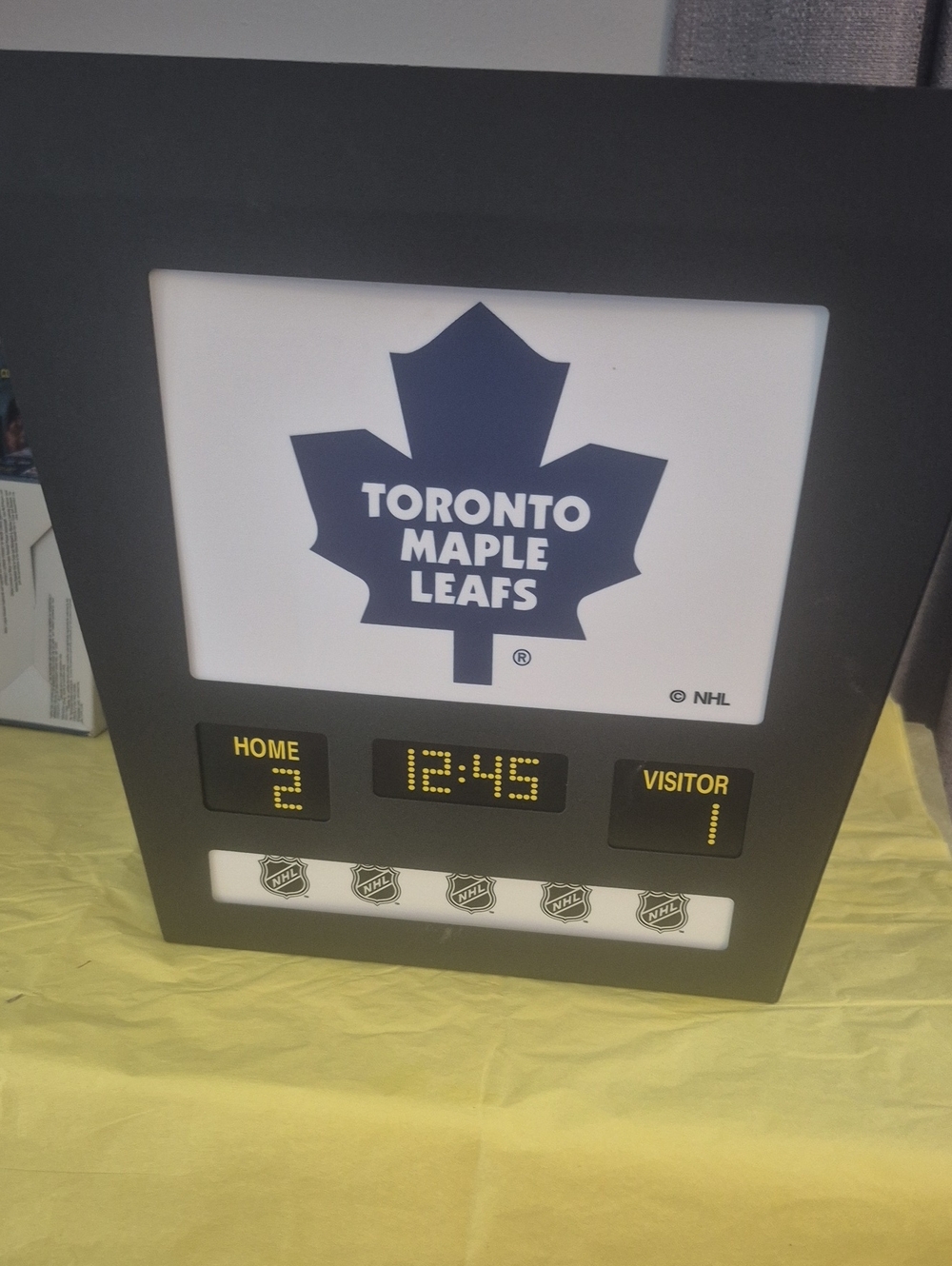 Toronto Maple Leafs Light-Up LED Scoreboard Sign - Blue & White